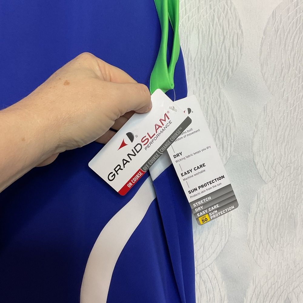 Grand Slam blue and green golf dress XL NWT - Picture 3 of 5